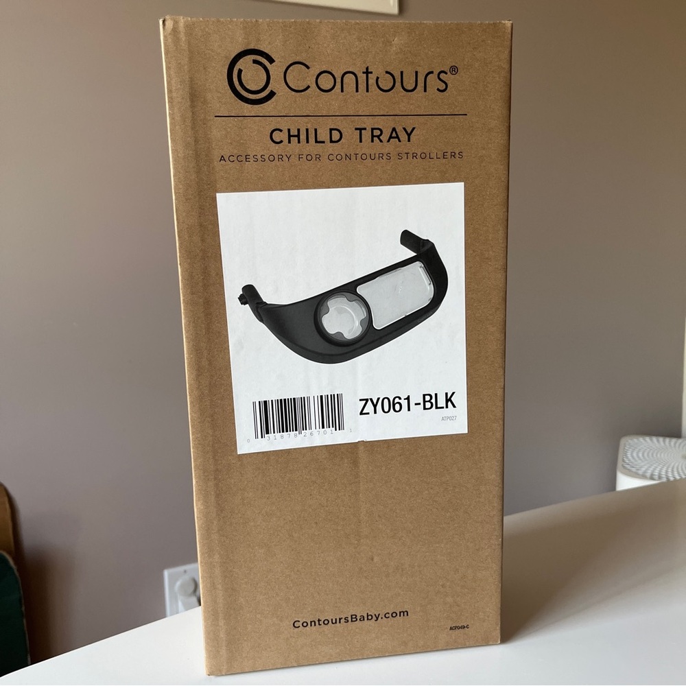 Contours Child stroller tray